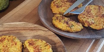 galettes de carotte panais et cumin