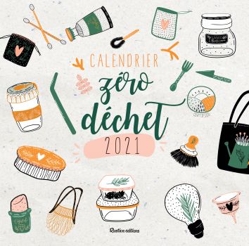 Couverture du calendrier Zéro Déchet 2021 de Rustica